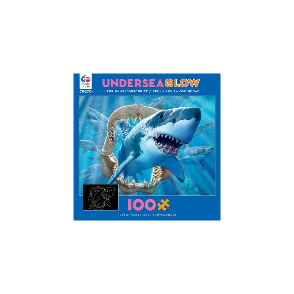 100PC UNDERSEA GLOW IN DARK ASST (6) BL